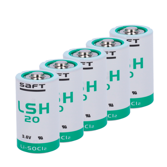 Saft - Pack batteria LSH20 - Voltaggio 3.6 V - Litio / 10 unità - Capacità nominale 13000 mAh - Compatibile con RSI Videofied - 10XBATT-LSH20-S