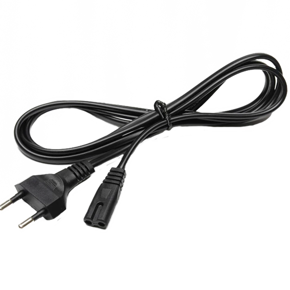 Cavo di alimentazione - Adattatore CA - Compatibile con spine di tipo F - 250VAC / 2.5A - 150cm di lunghezza