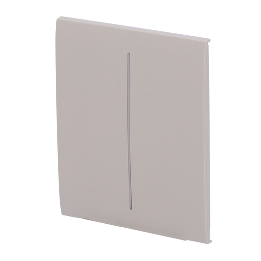 Pannello tattile per doppio interruttore della luce  - Compatibile con AJ-LIGHTCORE-2G - Retroilluminazione a LED - Pannello tattile centrale senza contatto - Colore oliva - Ajax - LightSwitch CenterButton