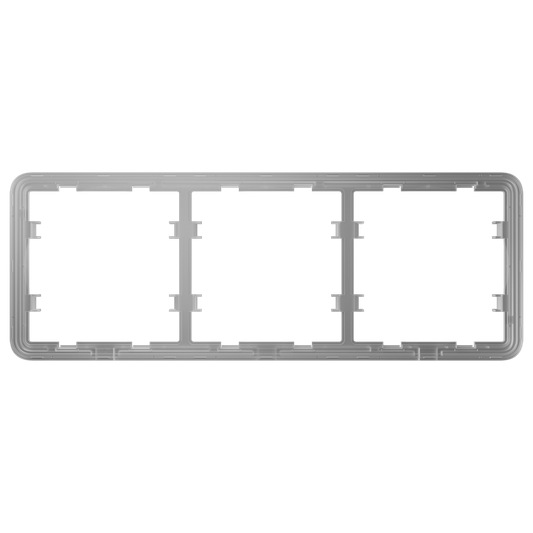 Telaio per tre interruttori - Compatibile con 2 x AJ-SIDEBUTTON - Compatibile con 1 x AJ-CENTERBUTTON - Ajax - LightSwitch Frame (3 seats)