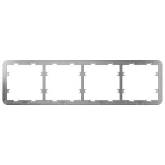 Telaio per quattro interruttori - Compatibile con 2 x AJ-SIDEBUTTON - Compatibile con 2 x AJ-CENTERBUTTON - Ajax - LightSwitch Frame (4 seats)