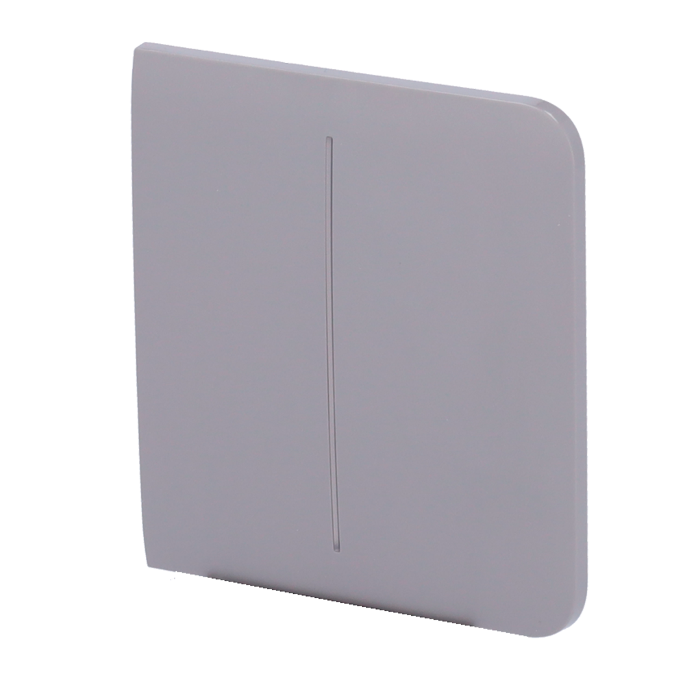Pannello tattile per doppio interruttore della luce - Compatibile con AJ-LIGHTCORE-2G - Retroilluminazione a LED - Pannello tattile laterale senza contatto - Colore grigio - Ajax - LightSwitch SideButton