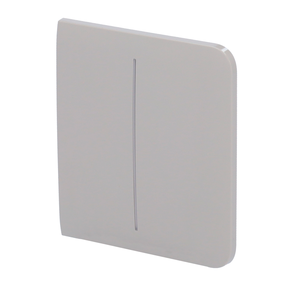 Pannello tattile per doppio interruttore della luce - Compatibile con AJ-LIGHTCORE-2G - Retroilluminazione a LED - Pannello tattile laterale senza contatto - Colore oliva - Ajax - LightSwitch SideButton