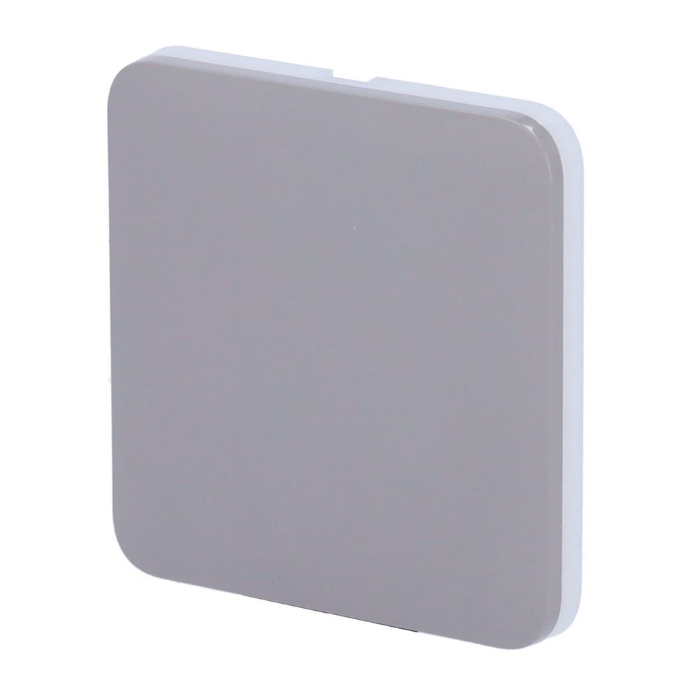 Pannello tattile per interruttore della luce - Compatibile AJ-LIGHTCORE-1G / -2W - Retroilluminazione a LED - Pannello tattile senza contatto - Colore grigio - Ajax - LightSwitch SoloButton