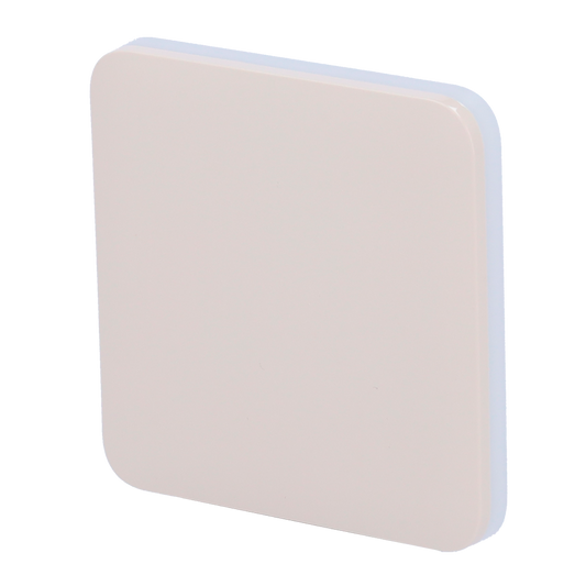 Pannello tattile per interruttore della luce - Compatibile AJ-LIGHTCORE-1G / -2W - Retroilluminazione a LED - Pannello tattile senza contatto - Colore avorio - Ajax - LightSwitch SoloButton