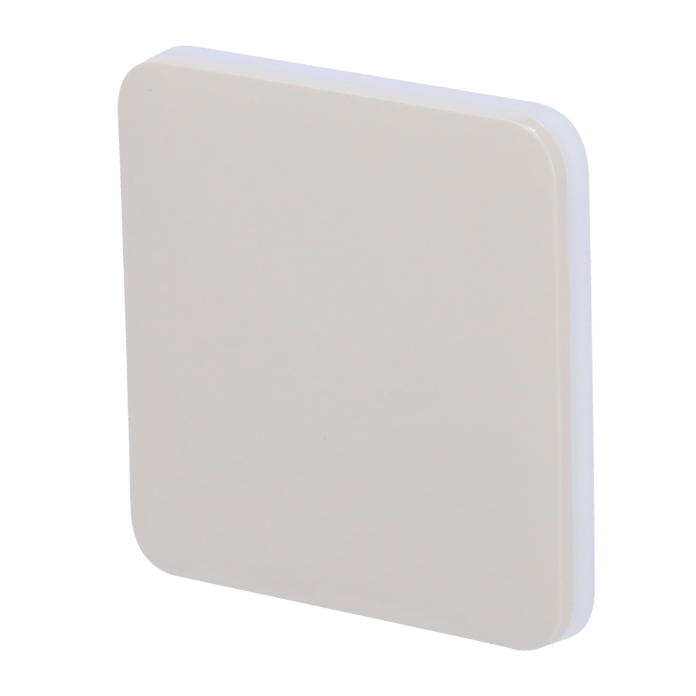 Pannello tattile per interruttore della luce - Compatibile AJ-LIGHTCORE-1G / -2W - Retroilluminazione a LED - Pannello tattile senza contatto - Colore grigio ostrica - Ajax - LightSwitch SoloButton