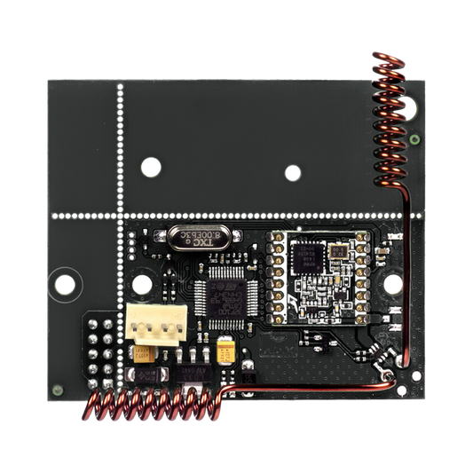 Modulo per integrazione - Dispositivi Ajax con centrale smart home - Fino a 85 dispositivi Ajax - Portata fino a 2 km - Comunicazione serie (interfaccia UART) - Alimentazione DC 5V