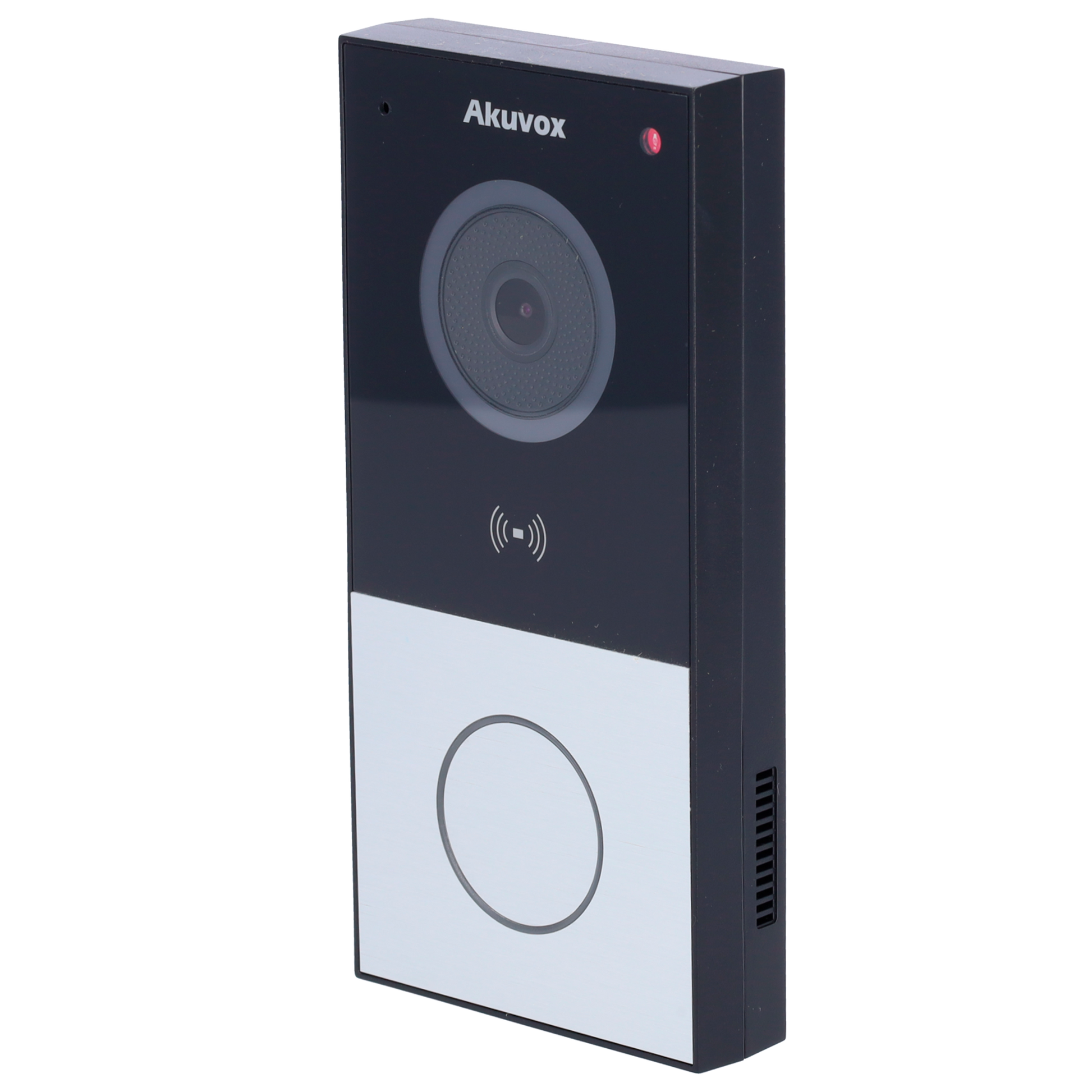 Pulsantiera Videocitofono Akuvox AK-E12W Videocitofono IP da superficieTelecamera 2 Mp | Audio bidirezionale Crystal ClearApertura con scheda MF, NFC e BLE | 1 relèPoE, WiFi