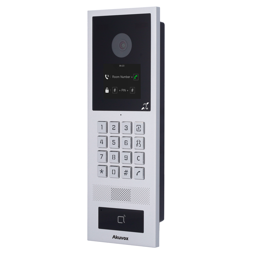 Akuvox - Videocitofono IP antivandalo 2 MP con BIM, NFC e BLE - AK-S532-BIM