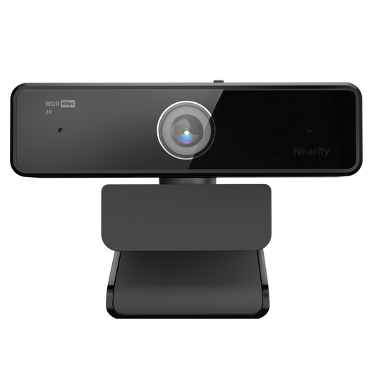 Webcam Nearity - Risoluzione 4 MP - Angolo di visione 90° - Doppio microfono integrato - USB 2.0 - Plug & Play