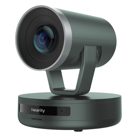 Nearity Telecamera PTZ USB - Risoluzione QHD - Versione senza microfoni - Zoom 10x - Movimento panoramico 350° - Plug & Play