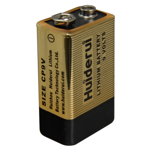 Huiderui - Batteria CP9V - Voltaggio 9.0 V - Litio - Capacità nominale 1200 mAh - BATT-CP9V