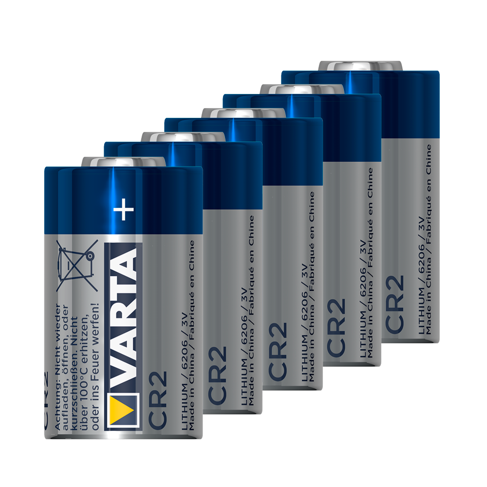Varta - 10 pile CR2 - Voltaggio 3.0 V - Litio - Capacità nominale 850 mAh - BATT-CR2-B