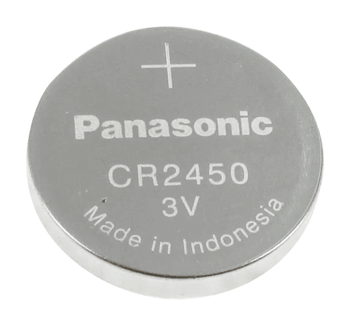Panasonic - Batteria CR2450 - Voltaggio 3.0 V - Litio - Capacità nominale 620 mAh - BATT-CR2450