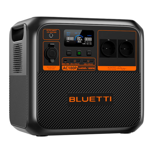  Batteria portatile - Gran capacità  1440Wh - Potenza in uscita 1800W LiFePO4  - Uscite multiple/Moduli di ricarica multipli - 3500 cicli di vita - Display LCD | Controllo tramite app 