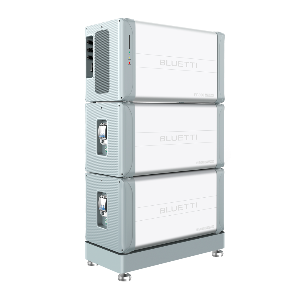 Kit batteria domestica - 1xBL-EP600,  2x Batterie BL-B500, 1xSoporte BL-Bracket - Grande capacità  9920 Wh - Potenza 6000W - Controllo tramite APP (Wifi e Bluetooth) - IP65
