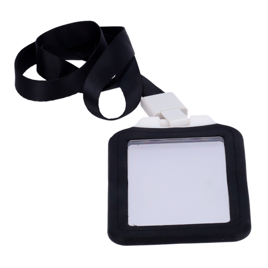 Porta-schede - Disposizione in verticale - Rivestimento protettivo in plastica - In silicone - Colore nero