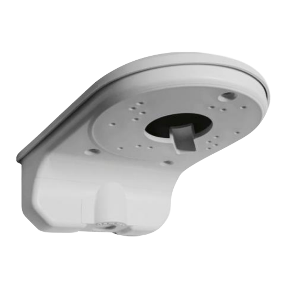 Supporto da parete per telecamera Dome - Colore bianco - Fabbricata in PVC - Adatto per uso interno o esterno