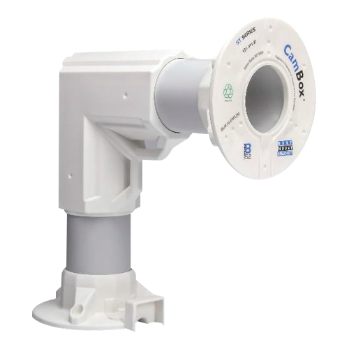 Supporto da parete angolato - Per esterni - Compatibile con tutti i prodotti CamBox - Fabbricato in plastica