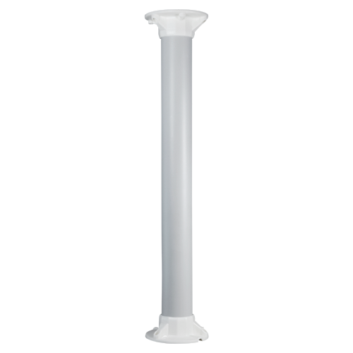 Staffa a tetto - Altezza 50 cm - Adatto per uso in interni ed esterni - Colore bianco - Fabbricato in plastica