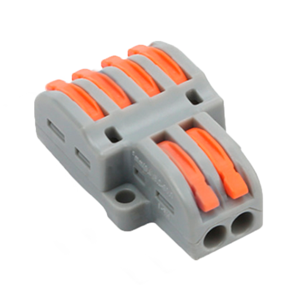 Safire - Connettore del Cavo - 2 Entrata e 4 Uscita - Sezione del Cavo 28 ~ 12AWG - CON-FAST-24