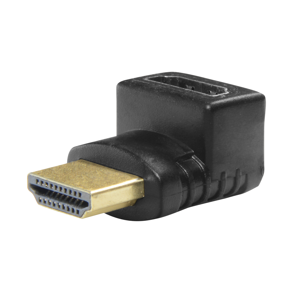 Adattatore HDMI - HDMI 1.3 - Angolato 90° - HDMI tipo A maschio - HDMI tipo A femmina - Connettori anticorrosione