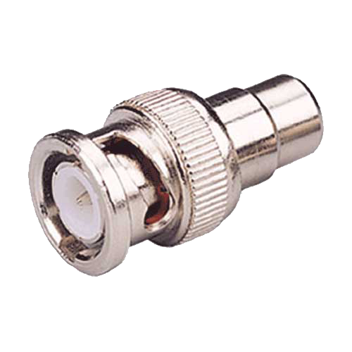 Connettore - BNC maschio - RCA femmina - 25 mm (Fo) - 10 mm (An) - 5 g