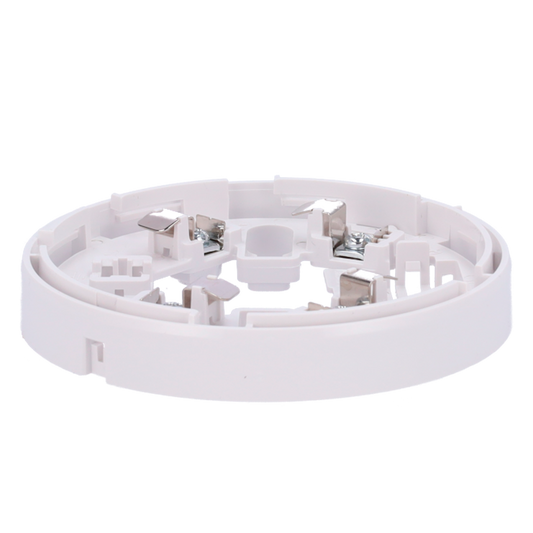 Base a basso profilo - Compatibile con i rilevatori DMTECH V2 - Necessario per l'installazione del rilevatore - Semplice marchio di montaggio - Compatibile con indicatore luminoso di azione