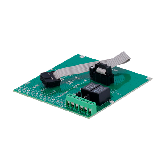 Modulo Relè convenzionale DMTECH - 2 uscite relè - Fino a 3A/125VAC o 3A/30VDC - Alimentato dalla centrale - Compatibile con i pannelli antincendio DMTECH