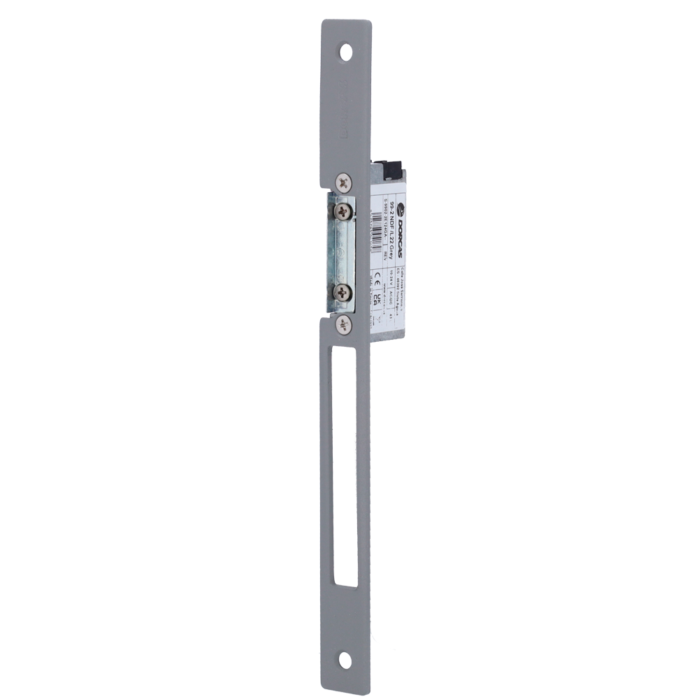 Apriporta elettrico Dorcas - Per porta singola | Scrocco radiale regolabile - Modo apertura Fail Secure (NO) - Forza di tenuta 330 kg - Alimentazione AC/DC 10-24V - Montaggio ad incasso | Incontro