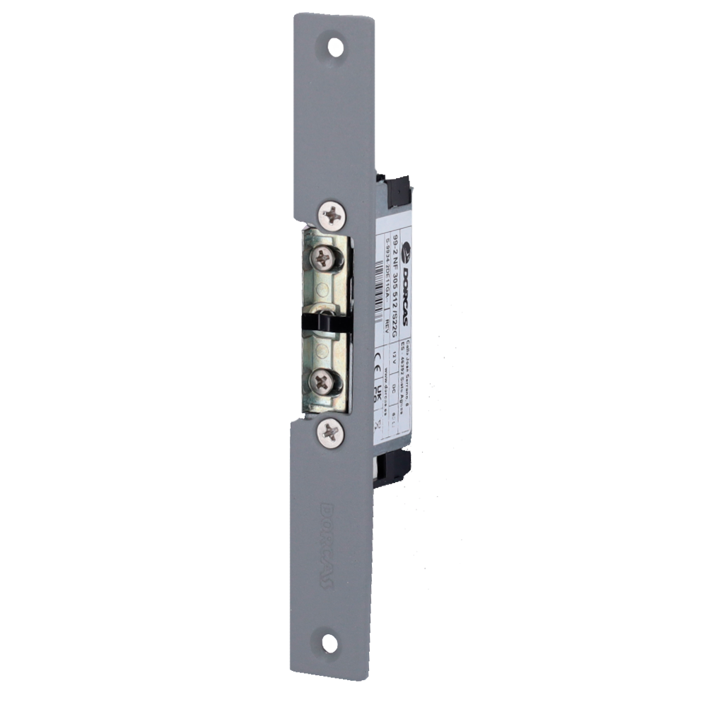 Apriporta elettrico Dorcas - Per porta singola | Scrocco radiale regolabile - Modalità  di apertura Fail Safe (NC) - Forza di tenuta 330 kg - Alimentazione DC 12V - Montaggio a incasso