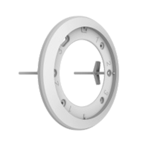 Staffa a tetto - Adatto per dome - Idoneo per interni - Colore bianco - facile installazione