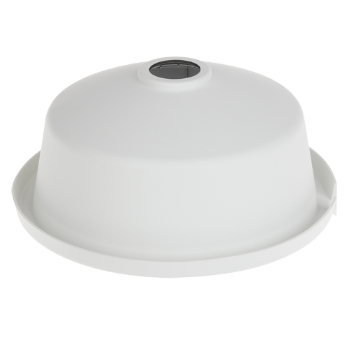 Box protettore - Composizione di polipropilene + fibra - Per esterni - Installazione insieme alla telecamera - Evita la luce solare migliorando l'immagine - Riduce la possibilità  di congelamento