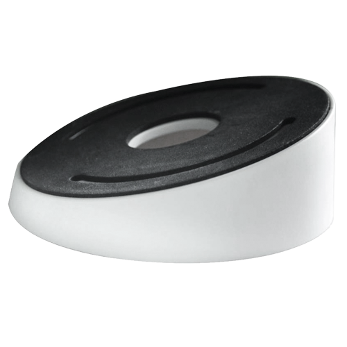 Scatola di giunzione - Per telecamere dome - Per esterni - Installazione su tetto inclinato - Colore bianco - Passacavo