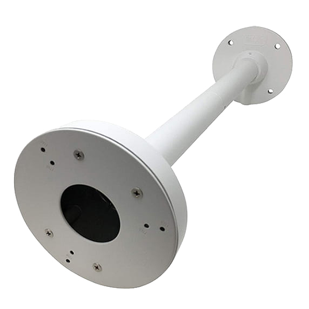 Staffa a tetto - Altezza 532 mm - Adatto per esterni - Colore bianco - Fabbricato in alluminio - Passacavo