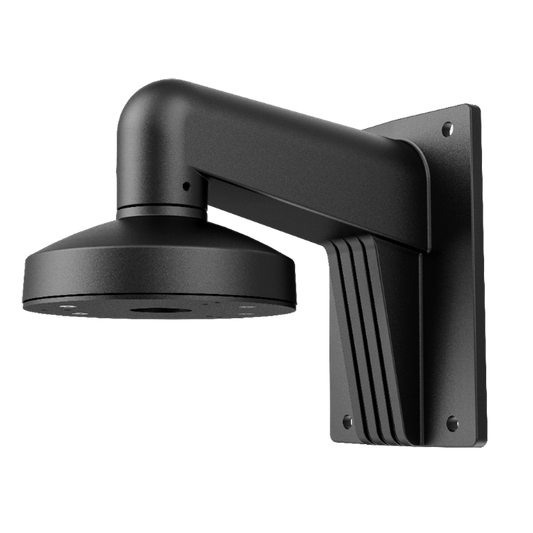 Staffa a parete - Adatto per dome - Adatto per esterni - Colore nero - Passacavo