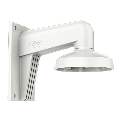 Staffa a parete - Adatto per dome - Adatto per esterni - Colore bianco - Passacavo - DS-1273ZJ-130