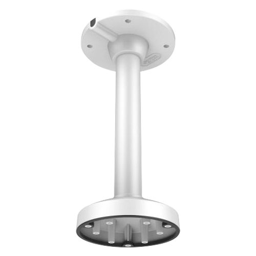 Staffa a tetto - Altezza 565 mm - Adatto per esterni - Colore bianco - Fabbricato in alluminio - Passacavo