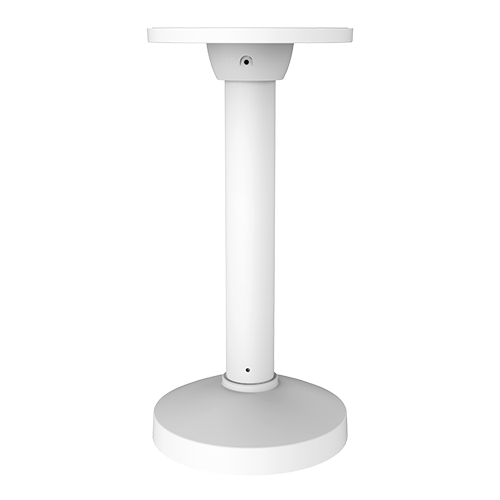 Staffa a tetto - Altezza 565 mm - Adatto per esterni - Colore bianco - Fabbricato in alluminio - Passacavo