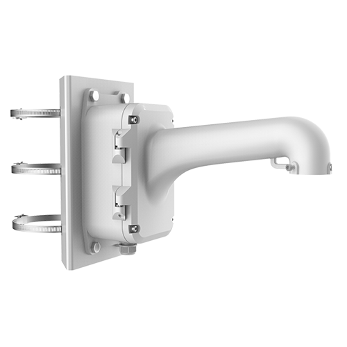 Supporto a palo - Scatola di giunzione - Adatto per esterni - Adatto per la post-installazione - Colore bianco