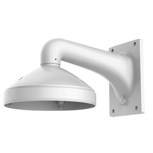 Staffa a parete - Scatola di giunzione - Adatto per esterni - Colore bianco - Passacavo