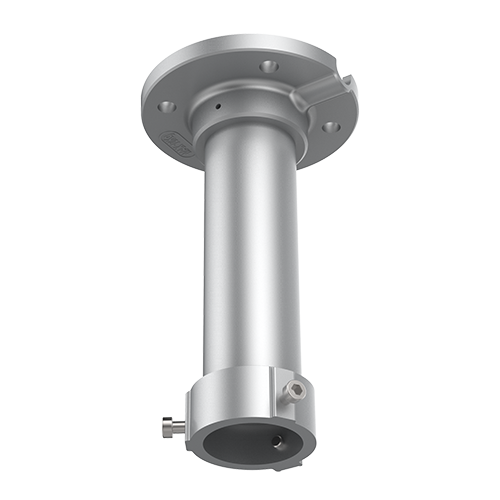 Staffa a tetto - Altezza 200 mm - Adatto per esterni - Colore bianco - Fabbricato in alluminio - Passacavo