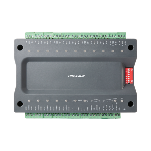 Controller slave per ascensori - Uscita 16 Relè - 3 modalità  di funzionamento - Configurazione con DIP switch - RS485 per comunicazione -  necessaria una placca master DS-K2210