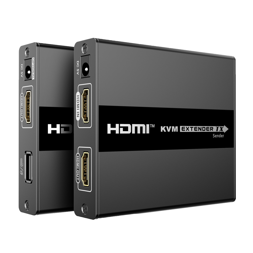 Extender HDMI con KVM - Trasmettitore e ricevitore - Distanza 60 m - Su cavo UTP Cat 6 - HDMI-EXT-1080p60-KVM60