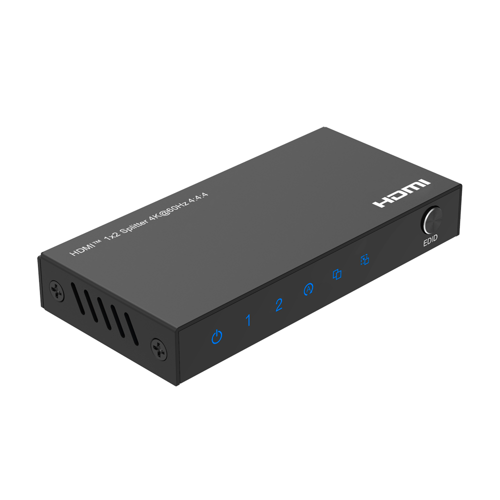Splitter HDMI - 1 Ingresso - 2 Uscite - Risoluzione fino a 4K@60Hz - HDMI-SPL-1x2-4K60
