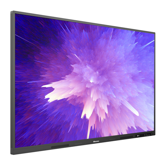 Monitor interattivo HISENSE 75" 4K - Trasmissione wireless - Risoluzione 3840x2160 - Ingressi HDMI, DP, LAN, USB, Type-C - Angolo di visione di 178° - Altoparlanti integrati