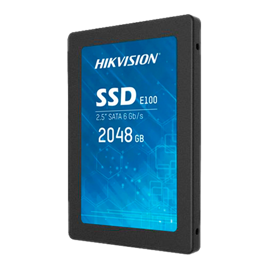 Hard disk Hikvision SSD 2.5" - Capacità  2 TB - Interfaccia SATA III - Velocità  di scrittura fino a 430 MB/s - Lunga durata - Ideale per la videosorveglianza