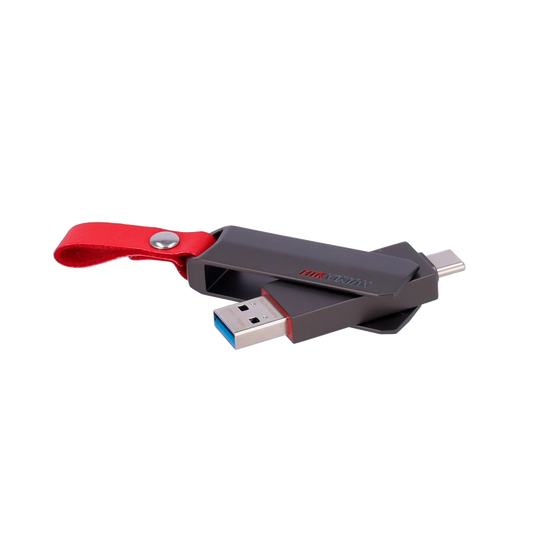 Pendrive USB Hikvision - Capacità  128 GB - Interfaccia USB Tipo C 3.2 - Velocità  massima di lettura/scrittura 120/45 MB/s - Design robusto, resistente e durevole