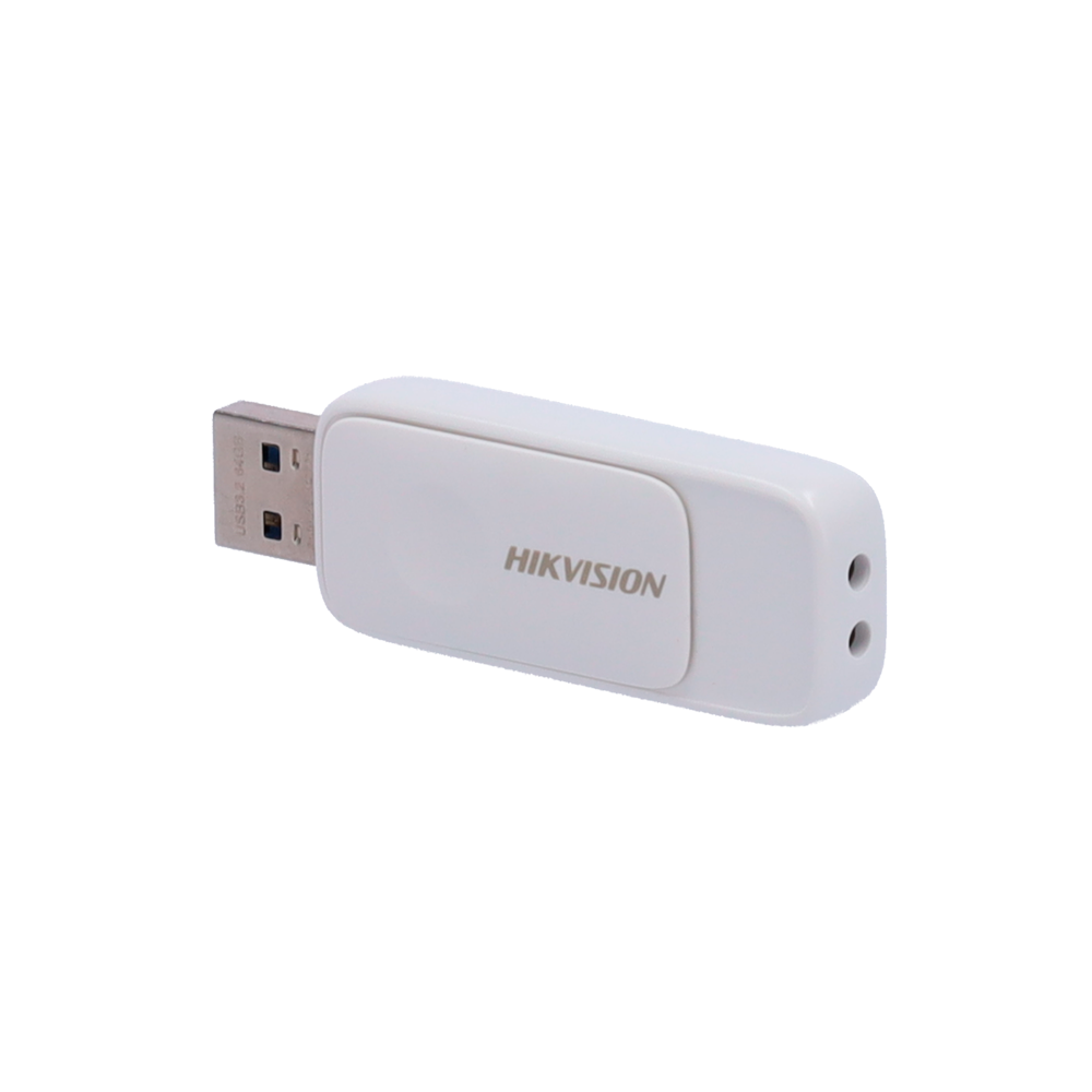 Pendrive USB Hikvision - Capacità  128 GB - Interfaccia USB 3.2 - Velocità  massima di lettura/scrittura 120/45 MB/s - Design compatto, color bianco