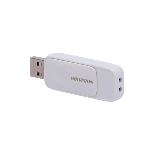 Pendrive USB Hikvision - Capacità  128 GB - Interfaccia USB 3.2 - Velocità  massima di lettura/scrittura 120/45 MB/s - Design compatto, color bianco